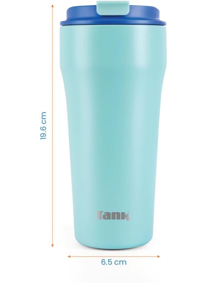 TANK Insulated Stainless Steel Travel Mug With A Push-Button Lid - Image 2
